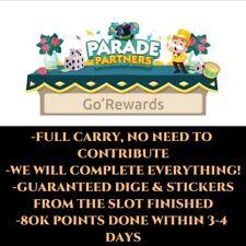 ⚡Monopoly Go PARADE Partners Event -FULL CARRY -⚡ PRE ORDER